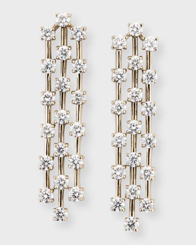 Lab Grown Diamond Cascade Earrings